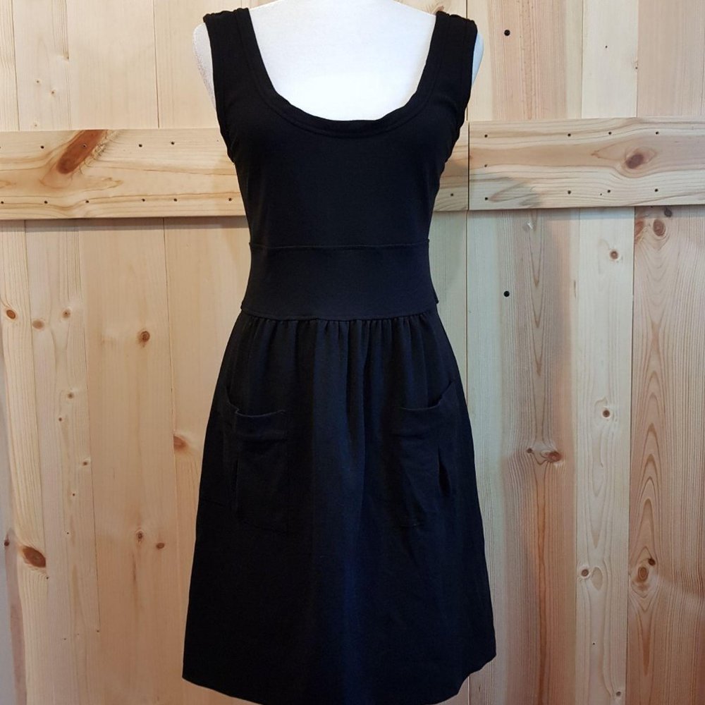 Diane von Furstenberg Black Cezanne Dress Sz 8 - Picture 2 of 6